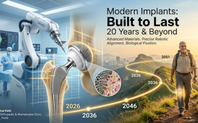 How Long Do Modern Joint Replacements Last? Active senior hiking in the mountains years after successful hip replacement surgery, demonstrating the long-term durability of modern joint implants.